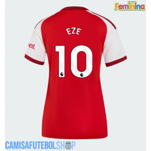 Camisa de time de futebol Arsenal Eberechi Eze #10 Replicas 1º Equipamento Feminina 2026-27 Manga Curta